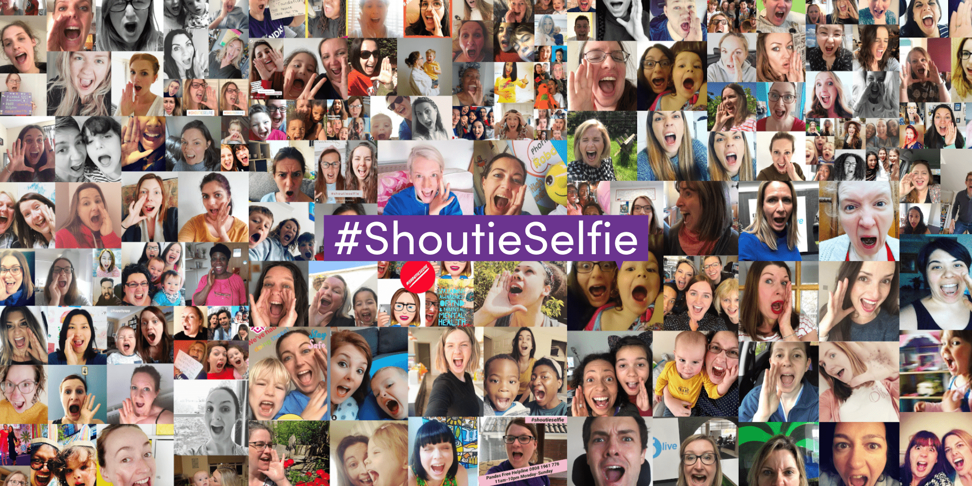 #Shoutie Selfie – shout about mental health