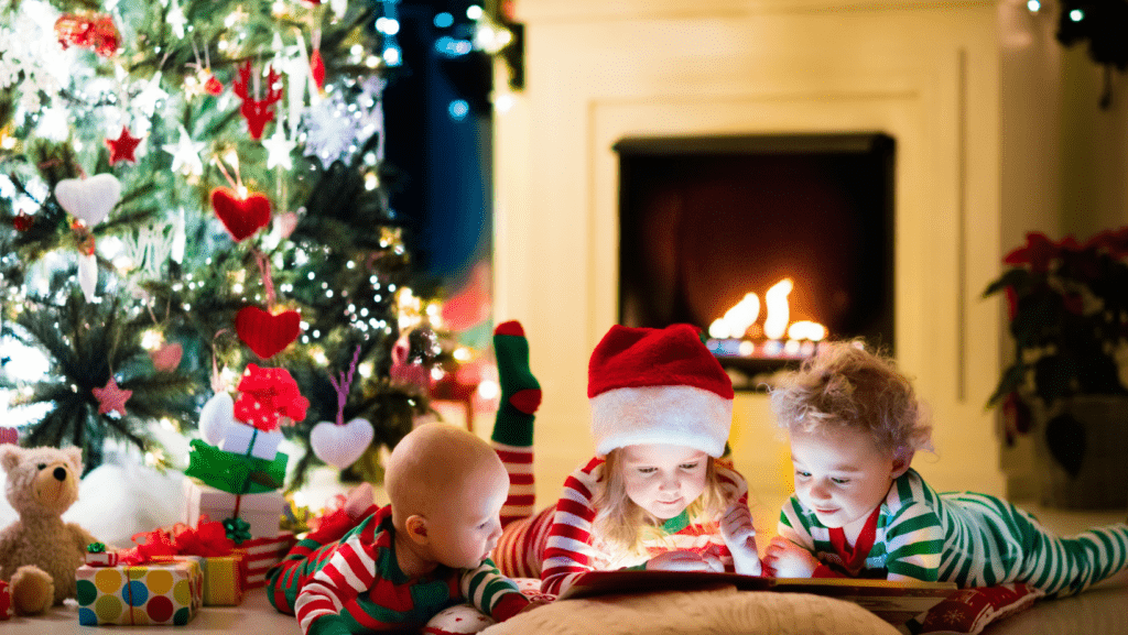 Christmas traditions for toddlers - reading books