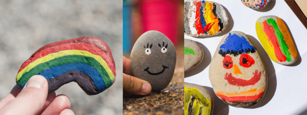 Painted pebbles