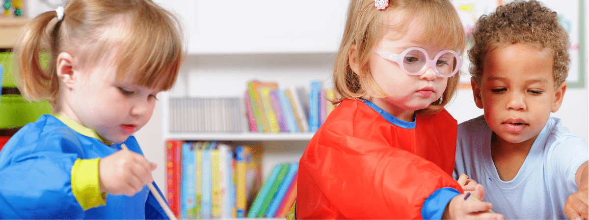 toddlers at a toddler class