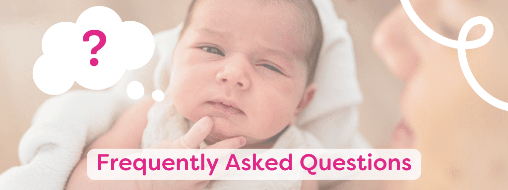 Frequently asked questions about baby and toddler class regulations - a baby holds its chin in thought