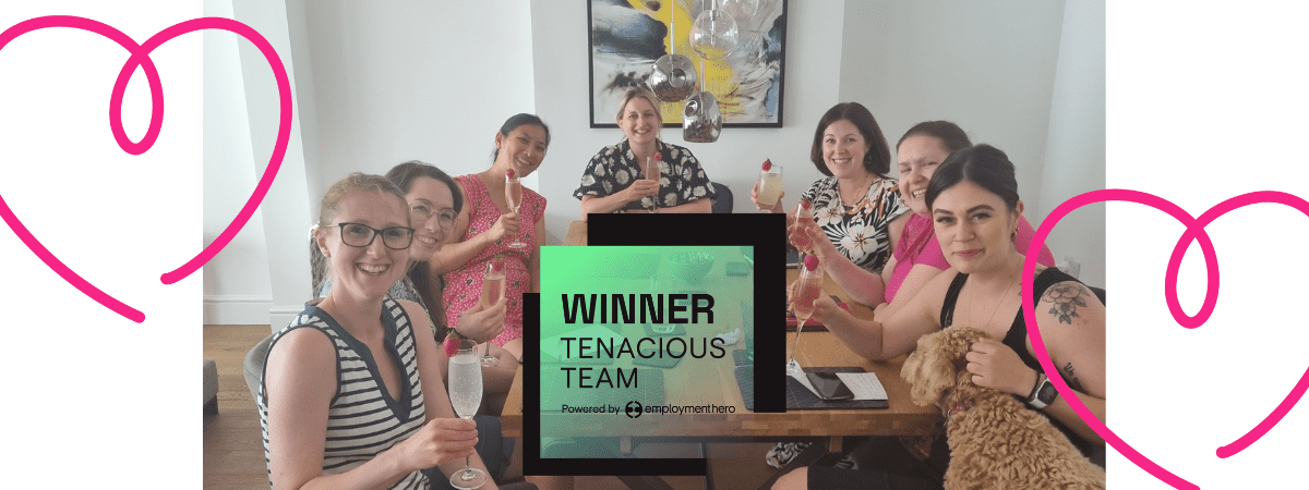 Happity wins tenacious team award