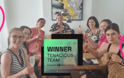 Happity wins a Tenacious Team award