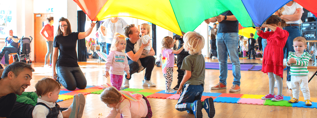 babies at a baby music class