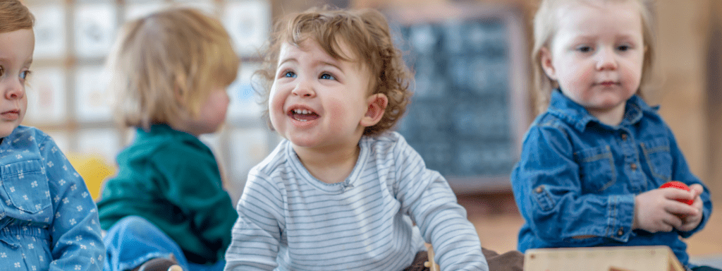 babies at a baby music class