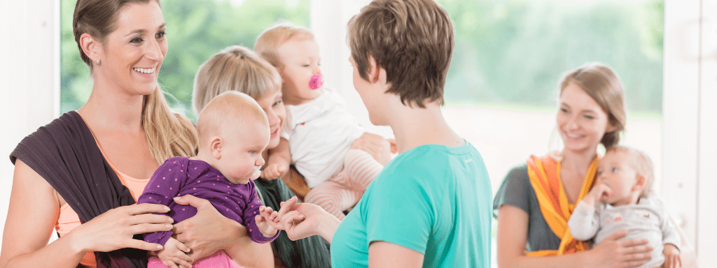 babies at a baby music class