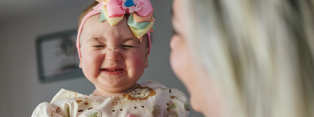 Baby's first photo book -baby smile's cutely