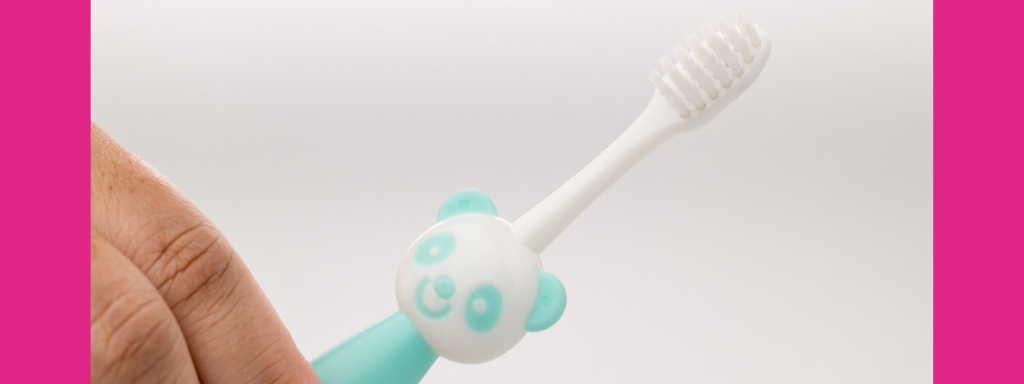 A baby's toothbrush